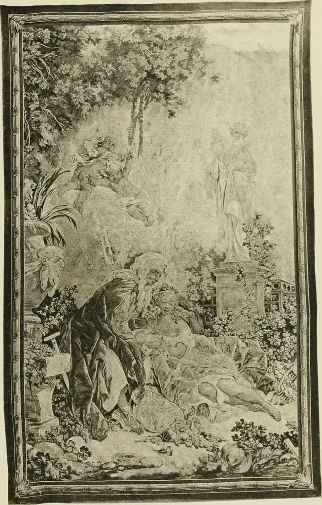 An illustration from The Franco-British exhibition of textiles 1921, 1922, leaf 66