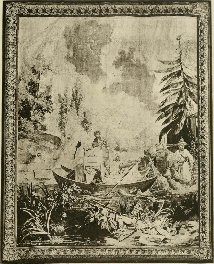 An illustration from The Franco-British exhibition of textiles 1921, 1922, leaf 70