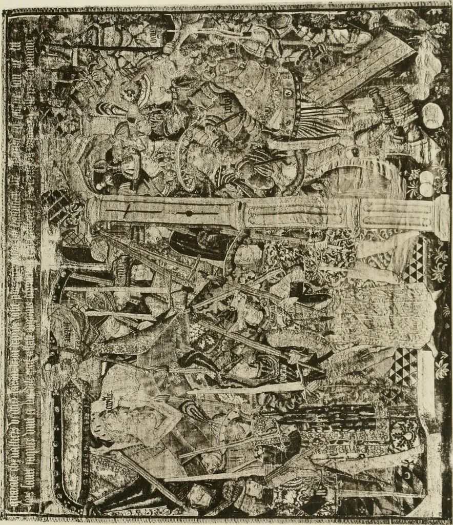 An illustration from The Franco-British exhibition of textiles 1921, 1922, leaf 84