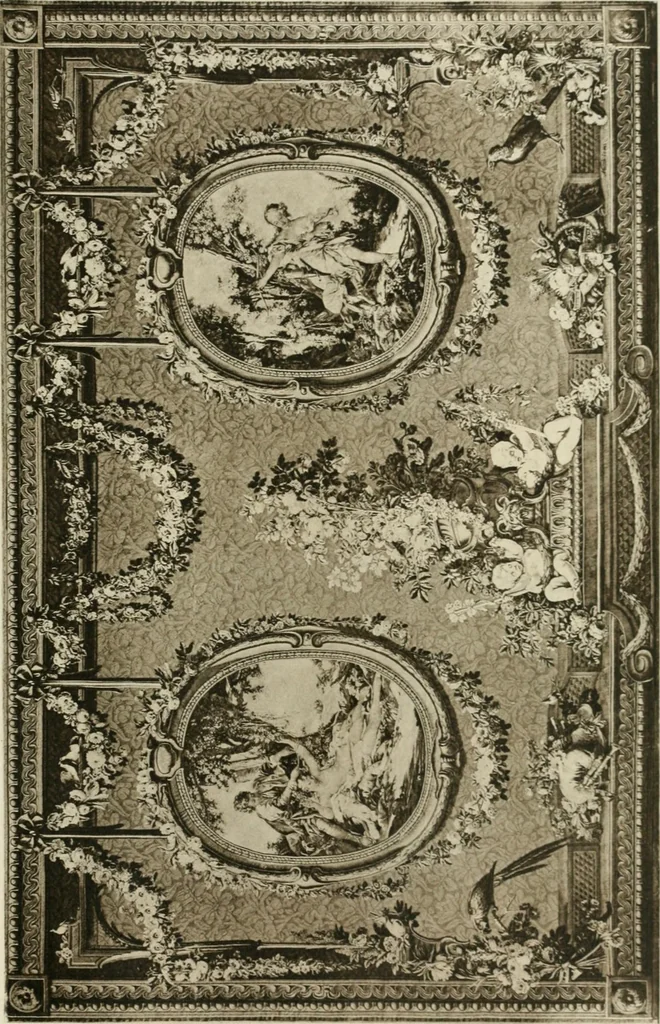 An illustration from The Franco-British exhibition of textiles 1921, 1922, leaf 92