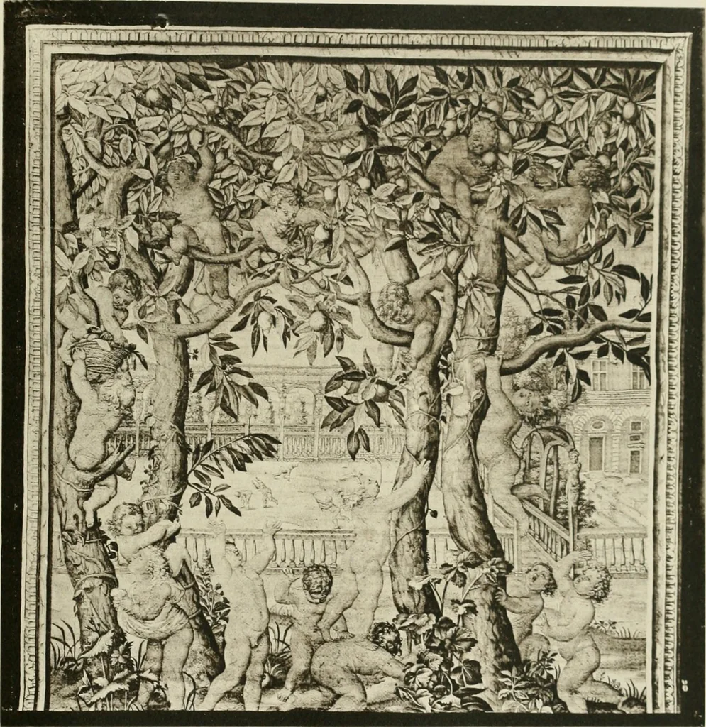 An illustration from The Franco-British exhibition of textiles 1921, 1922, leaf 96