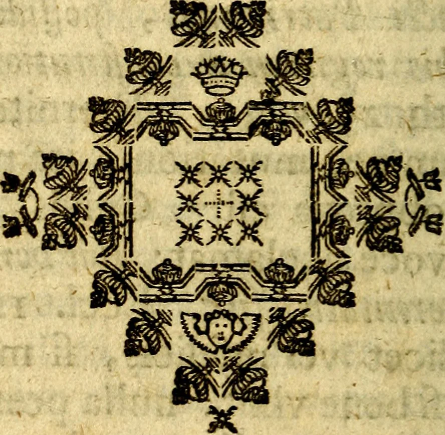 An illustration from Franc. Xav. Mannhart Societatis Jesu presbyteri quinque intimi consiliarii hominis Christiani, 1765, leaf 27