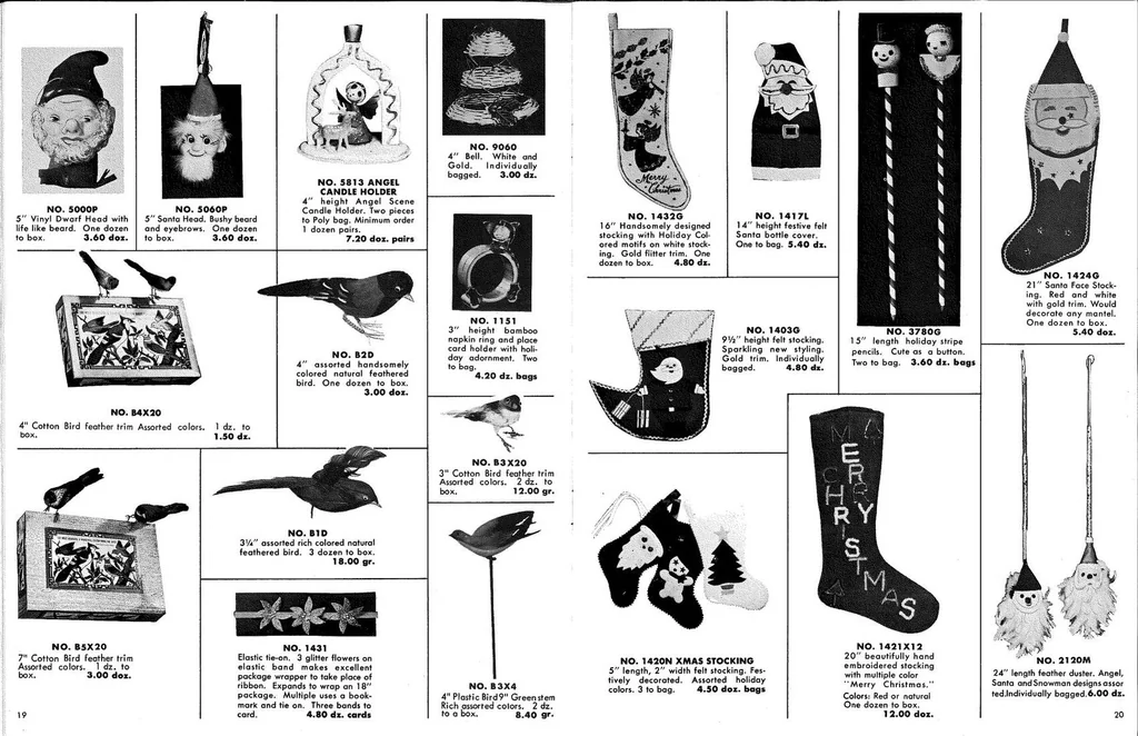 An illustration from Frankel Christmas Decorations 1965, 1965, leaf 10