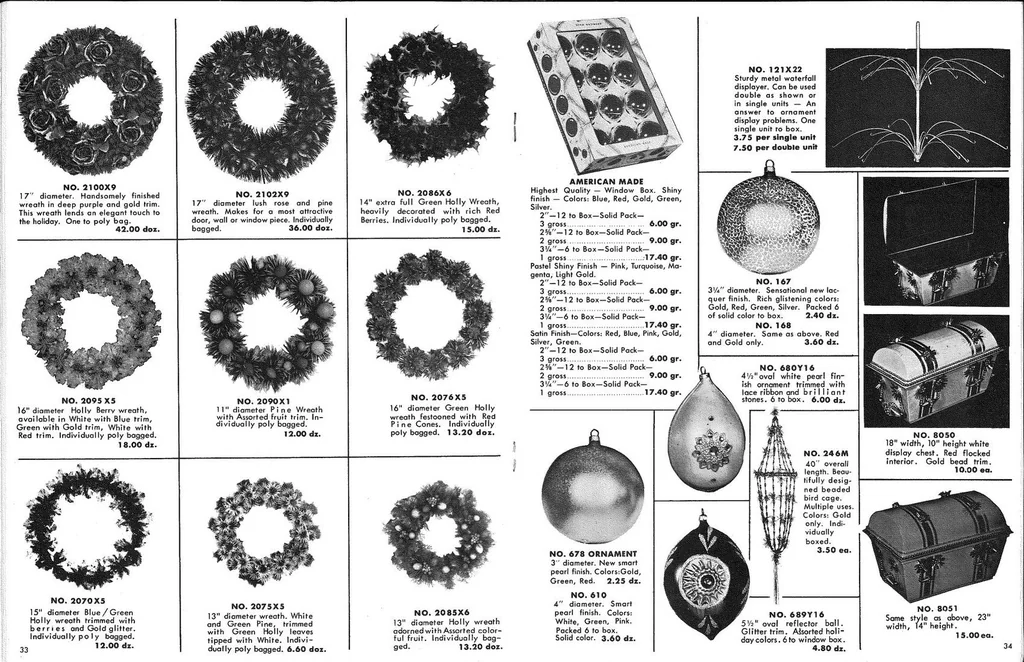 An illustration from Frankel Christmas Decorations 1965, 1965, leaf 17