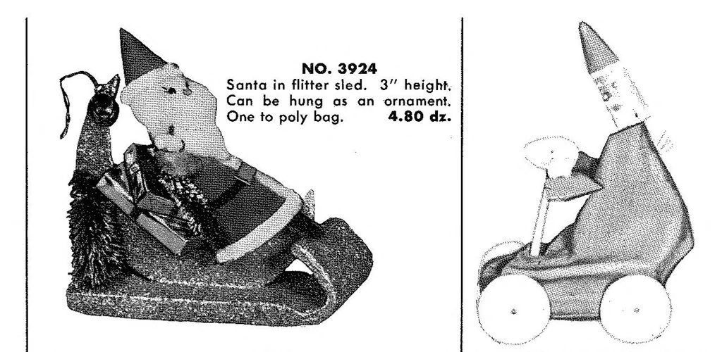 An illustration from Frankel Christmas Decorations 1965, 1965, leaf 7