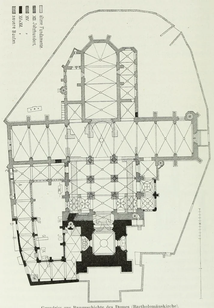 An illustration from Frankfurt a. M. und seine Bauten, 1886, leaf 140