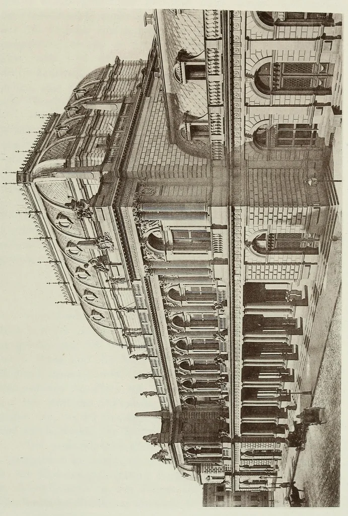 An illustration from Frankfurt a. M. und seine Bauten, 1886, leaf 303