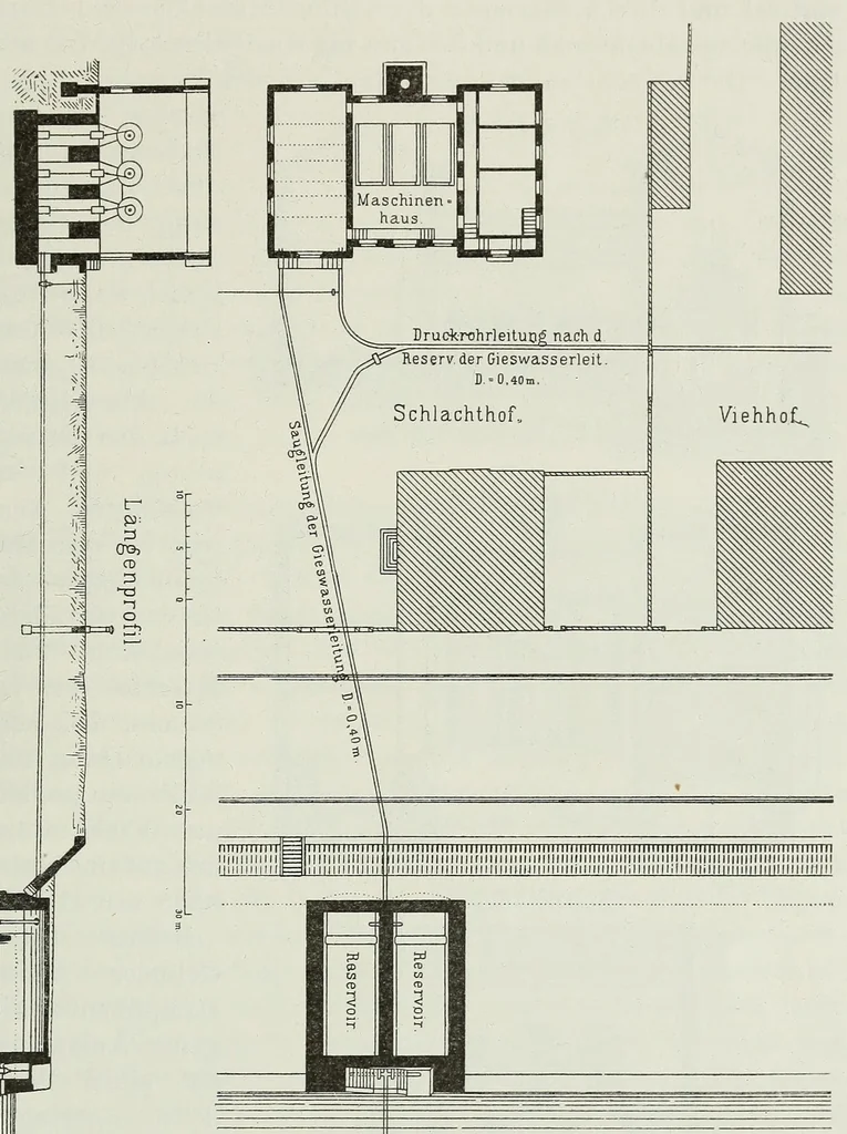 An illustration from Frankfurt a. M. und seine Bauten, 1886, leaf 601