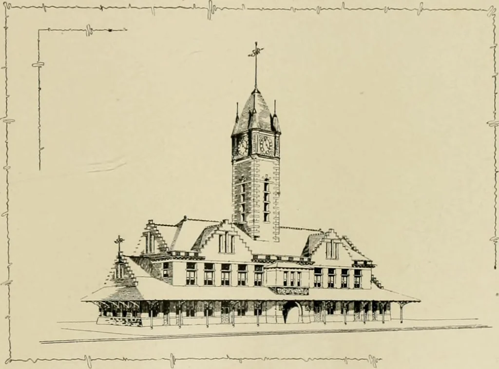 An illustration from Frank P. Milburn, architect, Charlotte, N.C, 1899, leaf 43