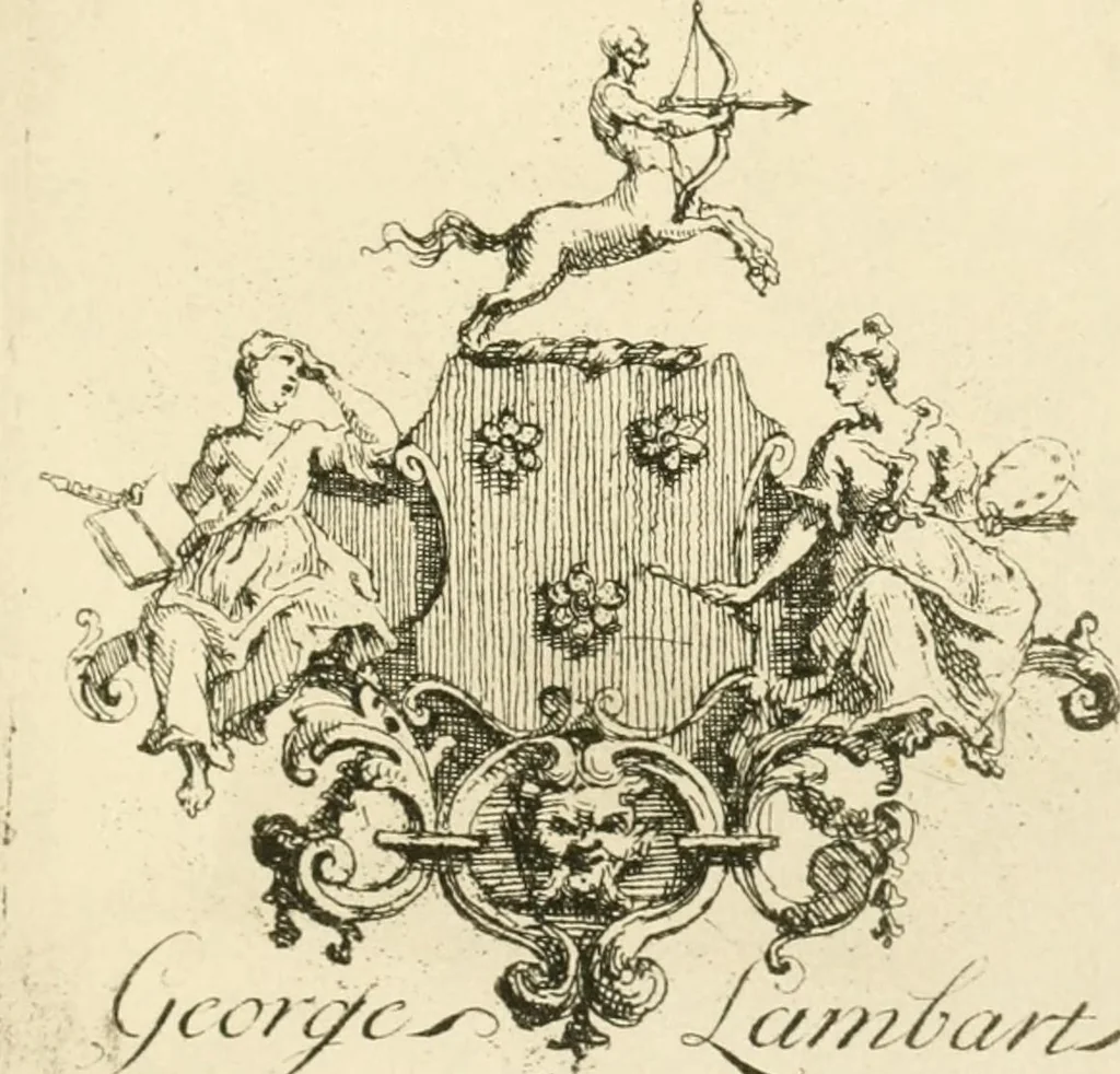 An illustration from Franks bequest. Catalogue of British and American book plates bequeathed to the trustees of the British Museum by Sir Augustus Wollaston Franks, 1903, leaf 159