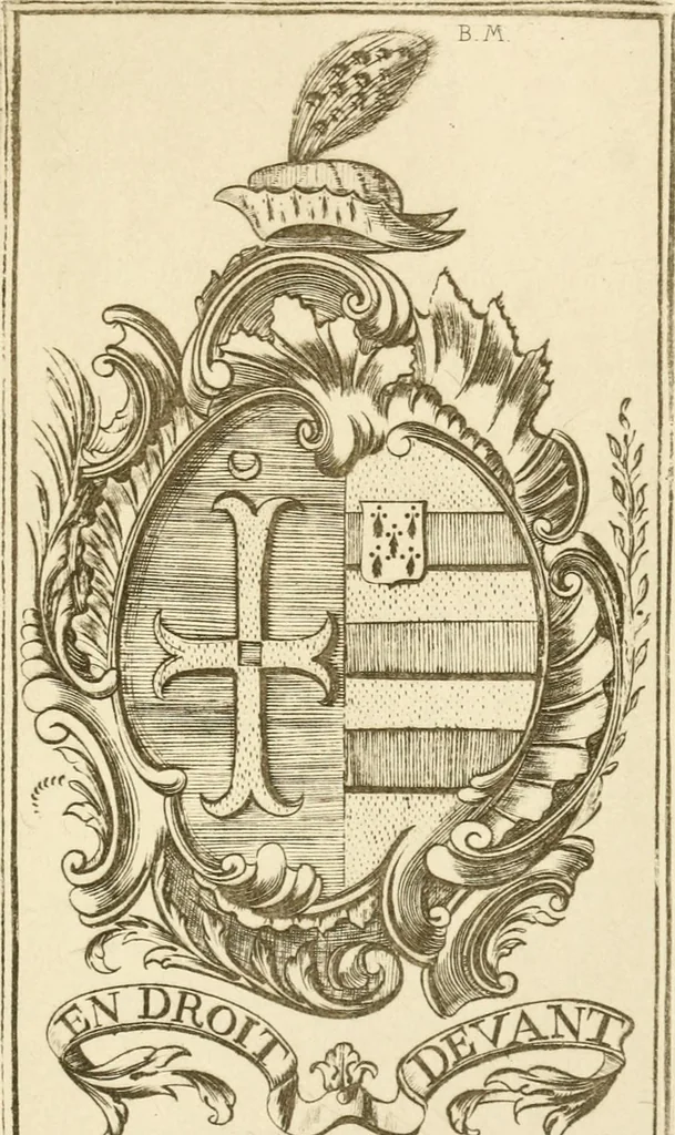 An illustration from Franks bequest. Catalogue of British and American book plates bequeathed to the trustees of the British Museum by Sir Augustus Wollaston Franks, 1903, leaf 275