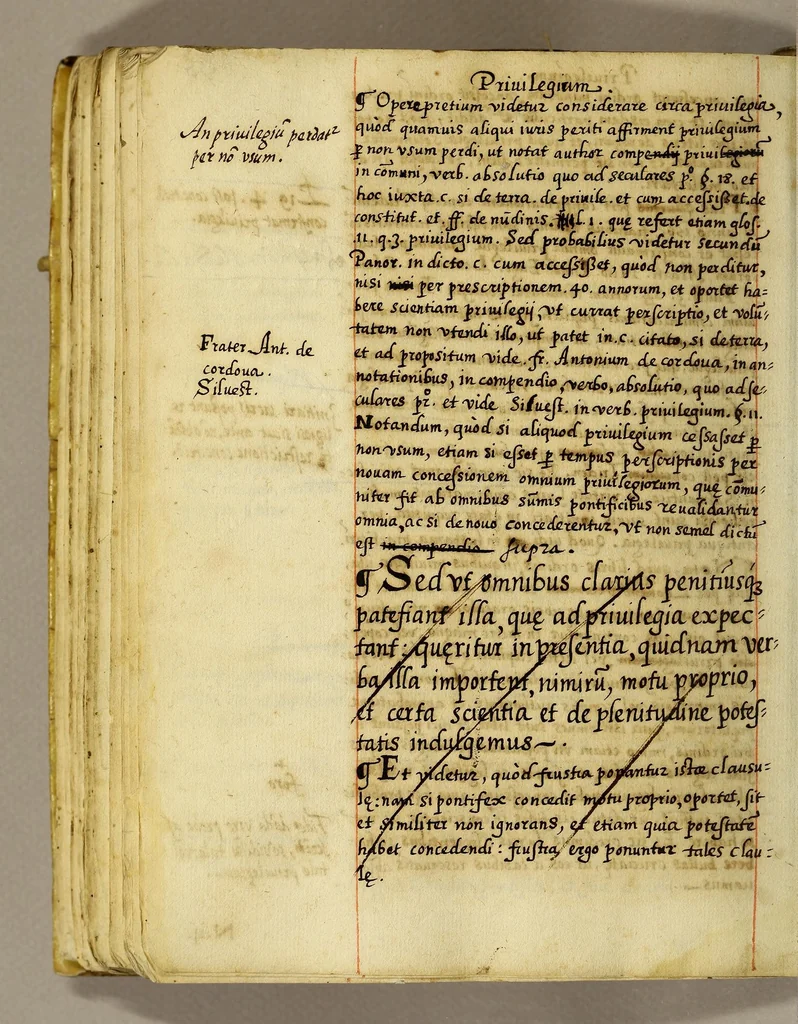 An illustration from Fratris Alphonsi a Veracruce in sacra theologia magistri ordinis haeremitarum sancti Augustini ad candidum lectorem exhortatio. : Candide lector, omnium preuilegiorum compendium, illorum maxime concessorum ordinibus mendicantiu[m] pro conuersione infidelium, & profectu & manutenentia eorum in fide, ., 1570, leaf 198