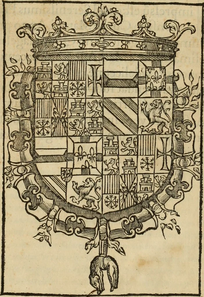 An illustration from Fratris Dominici Soto Segouiensis, theologi De iustitia & iure : libri decem, 1553, leaf 4