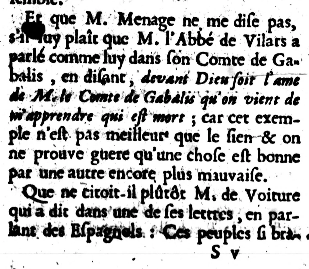 An illustration from Nouvelles observations [microforme] : ou, Guerre civile des françois, sur la langue, 1688, leaf 444
