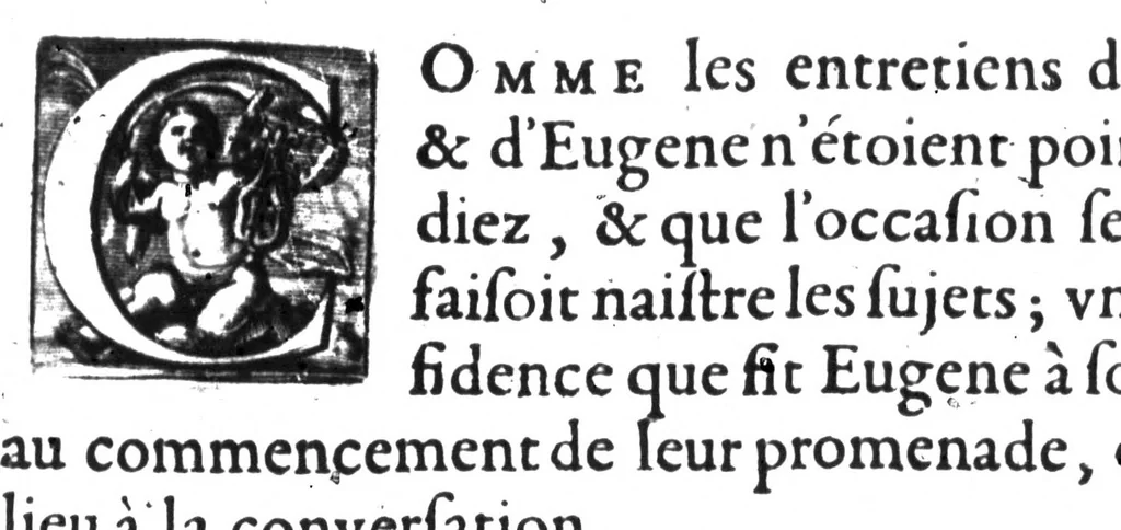 An illustration from Les entretiens d'Ariste et d'Eugene [microforme], 1671, leaf 181