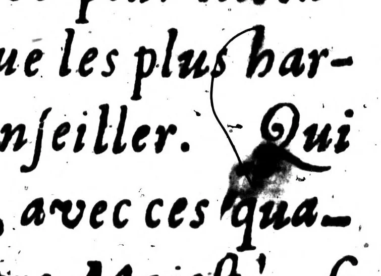 An illustration from Discours physique de la parole [microforme], 1668, leaf 8