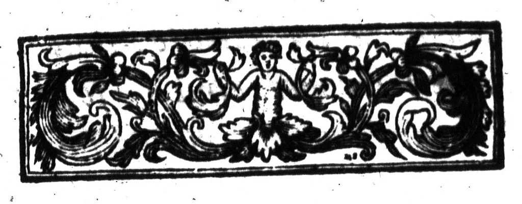 An illustration from Suite des Remarques nouvelles sur la langue françoise [microforme], 1692, leaf 17