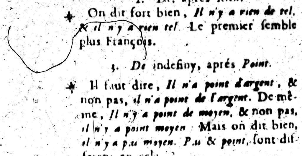 An illustration from Le Génie de la langue françoise. Suite du génie de la langue françoise. [microforme], 1685, leaf 260