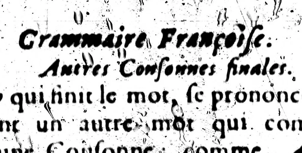 An illustration from Le Génie de la langue françoise. Suite du génie de la langue françoise. [microforme], 1685, leaf 323