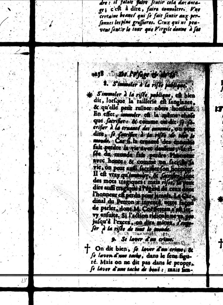 An illustration from Le Génie de la langue françoise. Suite du génie de la langue françoise. [microforme], 1685, leaf 664