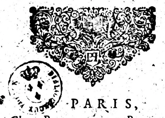 An illustration from La rhétorique françoise ou pour principale augmentation l'on trouve les secrets de nostre langue [microforme], 1665, leaf 0