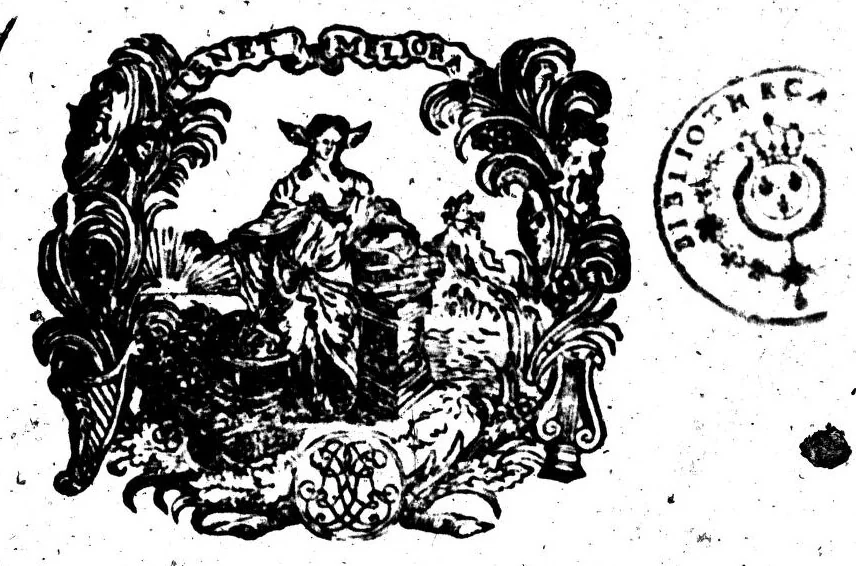 An illustration from Projet et fragmens d'un dictionnaire critique [microforme], 1692, leaf 8