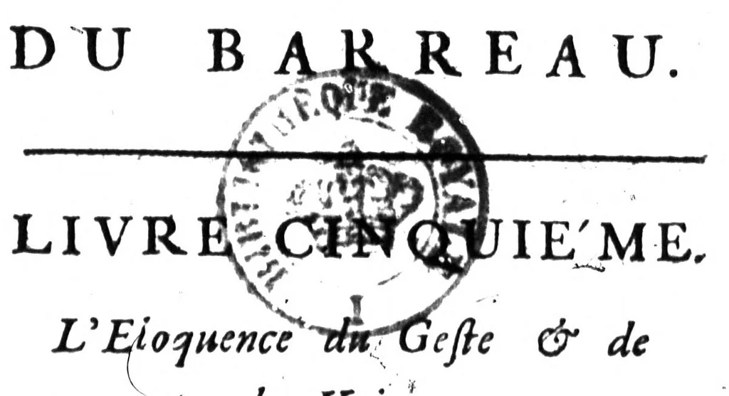 An illustration from L'éloquence de la chaire, et du barreau, selon les principes les plus solides de la rhétorique sacrée & profane [microforme], 1689, leaf 457