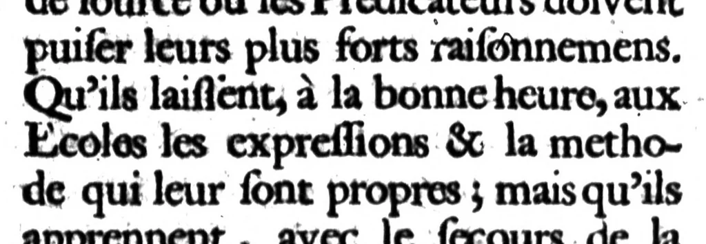 An illustration from L'éloquence de la chaire, et du barreau, selon les principes les plus solides de la rhétorique sacrée & profane [microforme], 1689, leaf 61