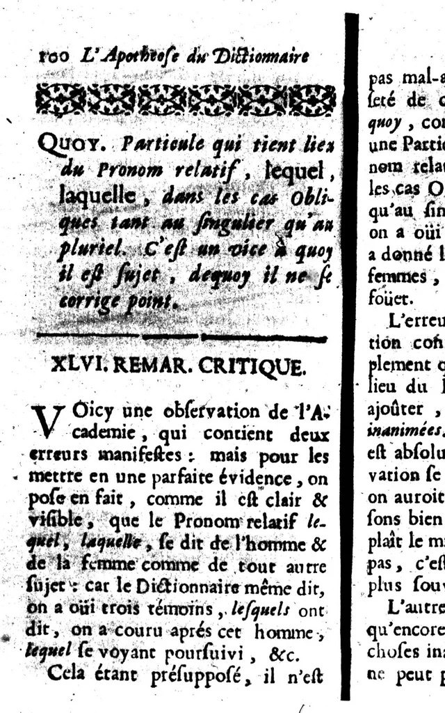 An illustration from L'Apothéose du dictionnaire de l'Académie, et son expulsion de la région céleste [microforme], 1696, leaf 54