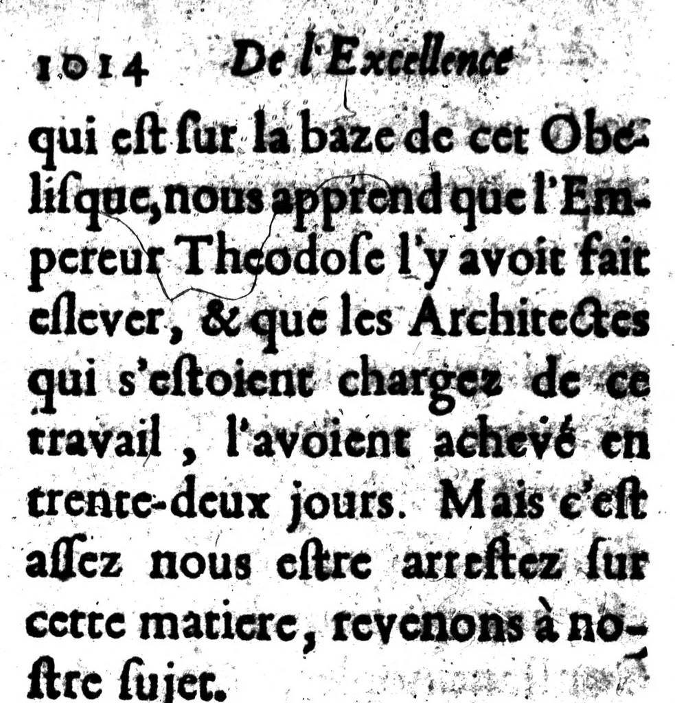 An illustration from De l'excellence de la langue françoise [microforme], 1683, leaf 516