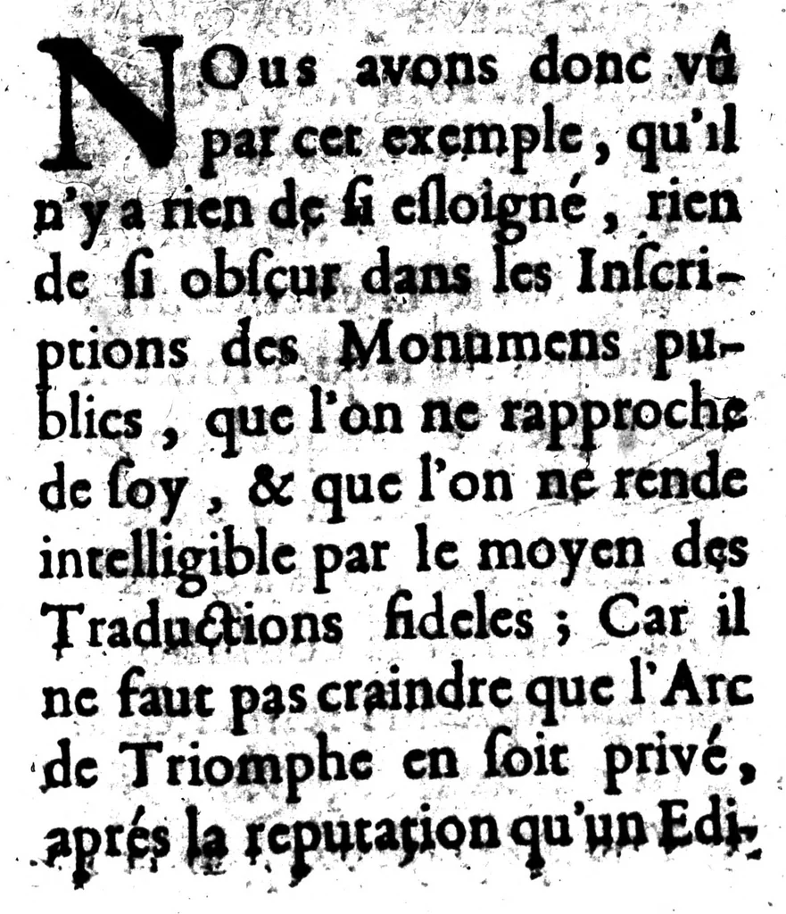 An illustration from De l'excellence de la langue françoise [microforme], 1683, leaf 516