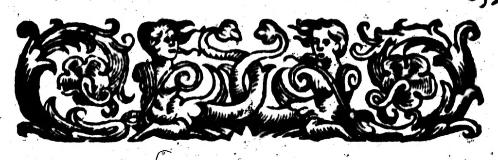 An illustration from L'Eschole françoise pour apprendre à bien parler & escrire selon l'usage de ce temps & pratique des bons autheurs [microform], 1604, leaf 157