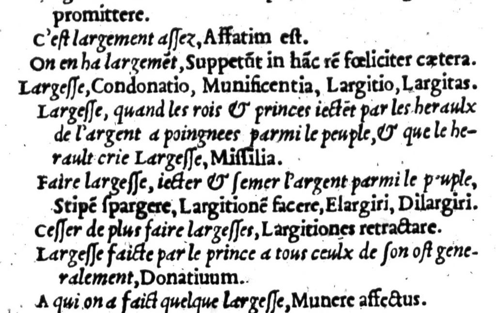 An illustration from Dictionnaire francoislatin, contenant les mots & manières de parler francois, tournez en latin [microforme], 1539, leaf 284