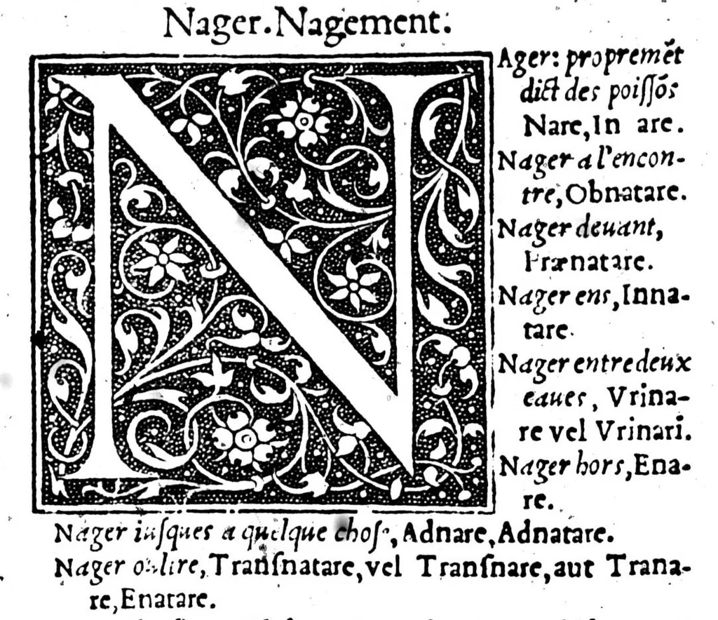An illustration from Dictionnaire francoislatin, contenant les mots & manières de parler francois, tournez en latin [microforme], 1539, leaf 331