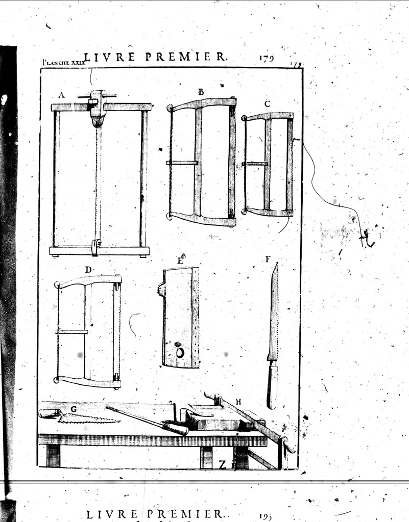 An illustration from Des principes de l'architecture, de la sculpture, de la peinture, et des autres arts qui en dépendent [microforme] : avec un dictionnaire des termes propres à chacun de ces arts, 1676, leaf 201