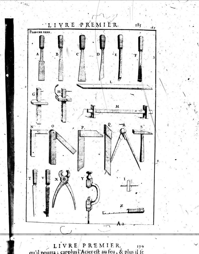 An illustration from Des principes de l'architecture, de la sculpture, de la peinture, et des autres arts qui en dépendent [microforme] : avec un dictionnaire des termes propres à chacun de ces arts, 1676, leaf 207