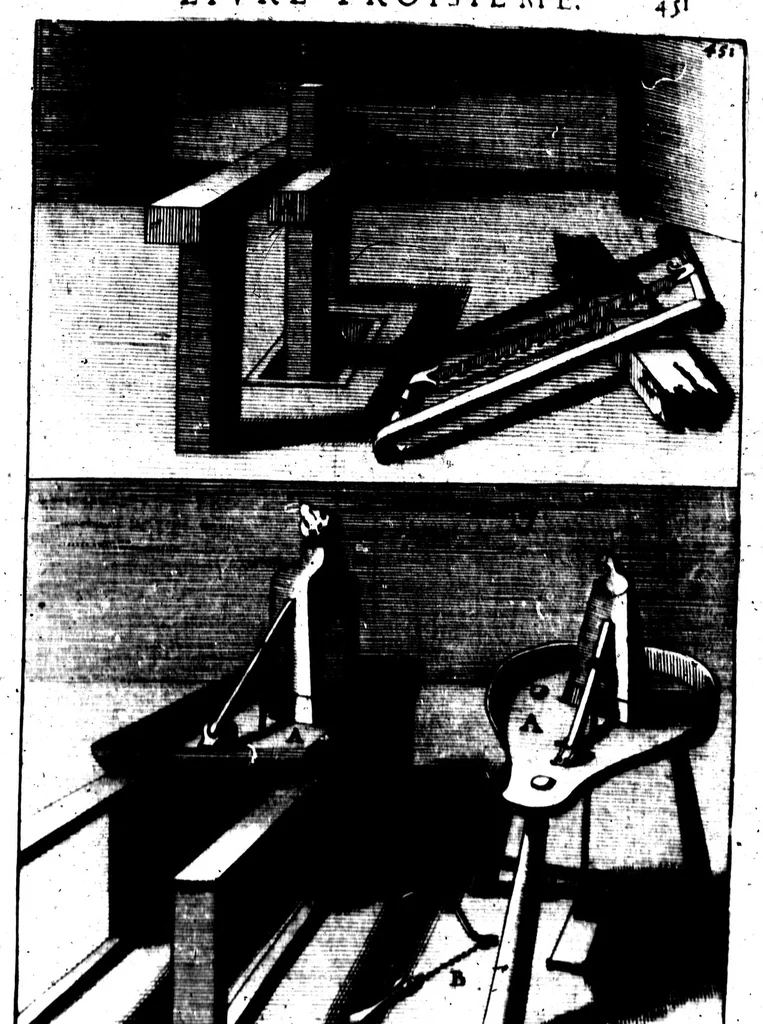 An illustration from Des principes de l'architecture, de la sculpture, de la peinture, et des autres arts qui en dépendent [microforme] : avec un dictionnaire des termes propres à chacun de ces arts, 1676, leaf 473