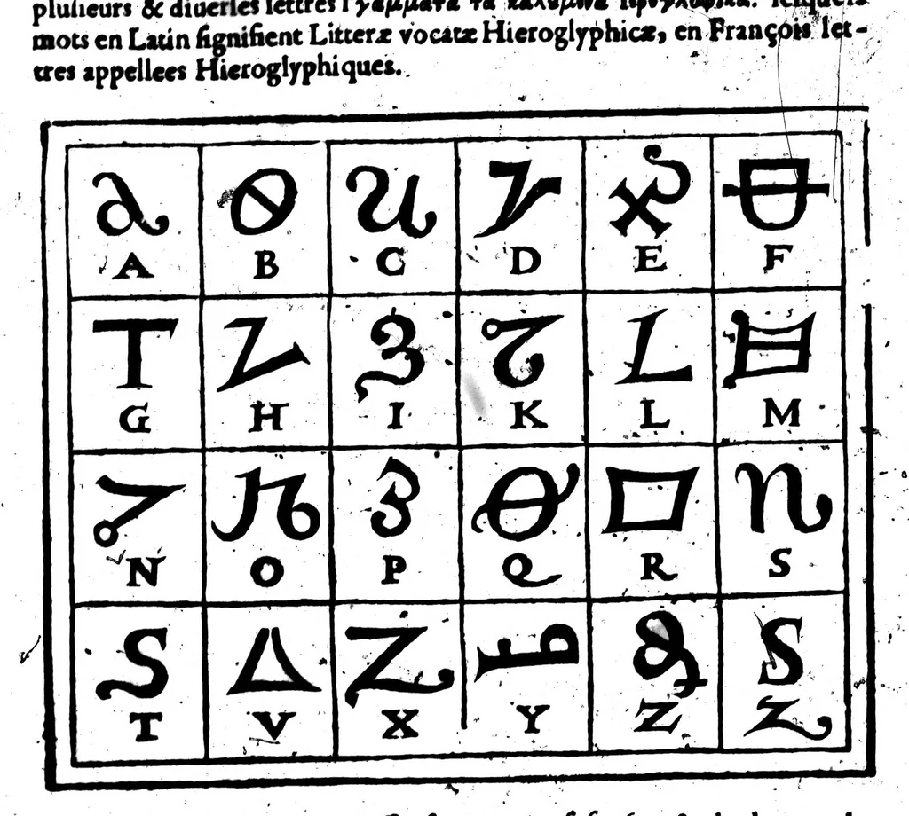 An illustration from Thrésor de l'histoire des langues de cest univers ... [microforme], 1613, leaf 418