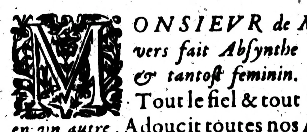 An illustration from Liberté de la langue françoise dans sa pureté [microforme], 1651, leaf 128