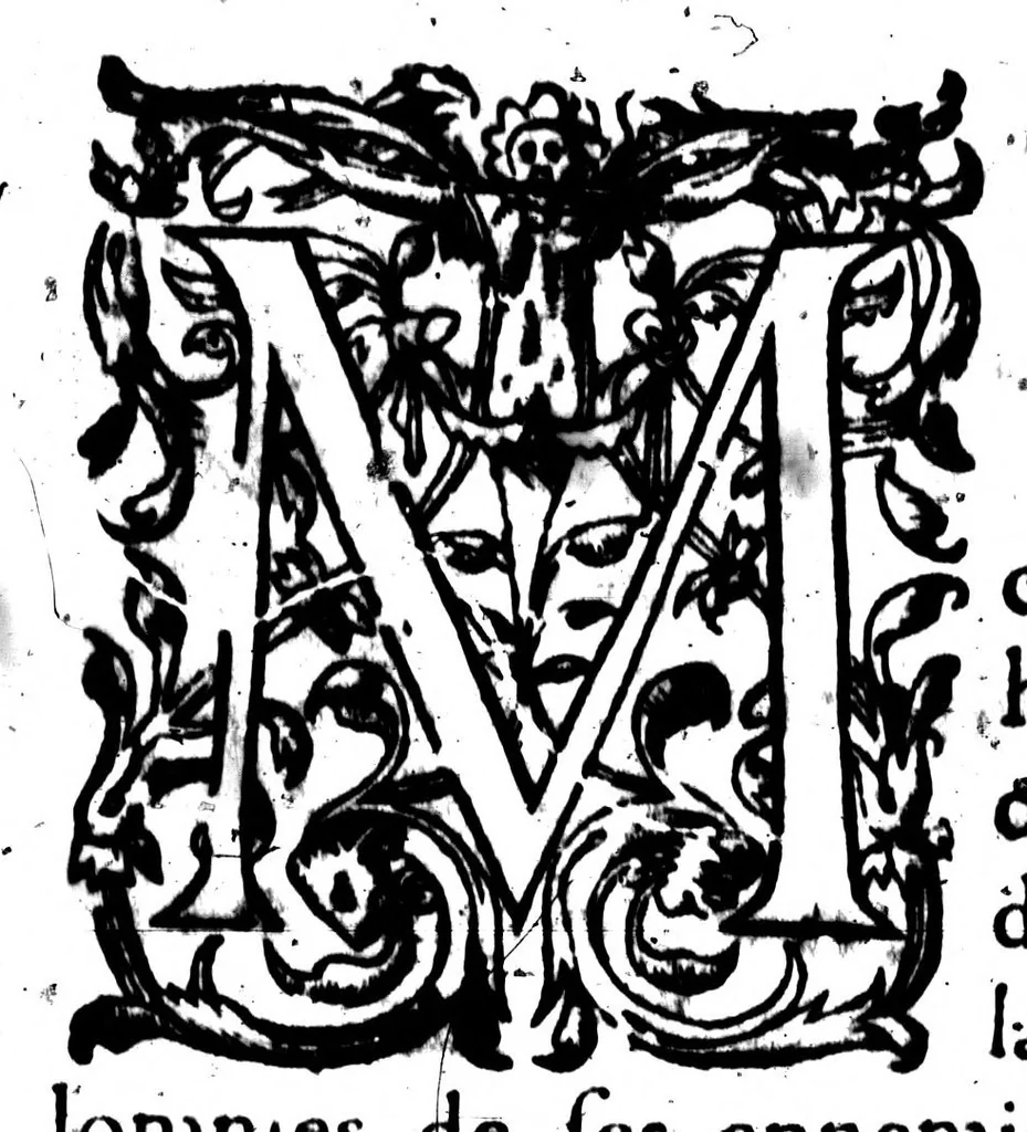 An illustration from Liberté de la langue françoise dans sa pureté [microforme], 1651, leaf 3