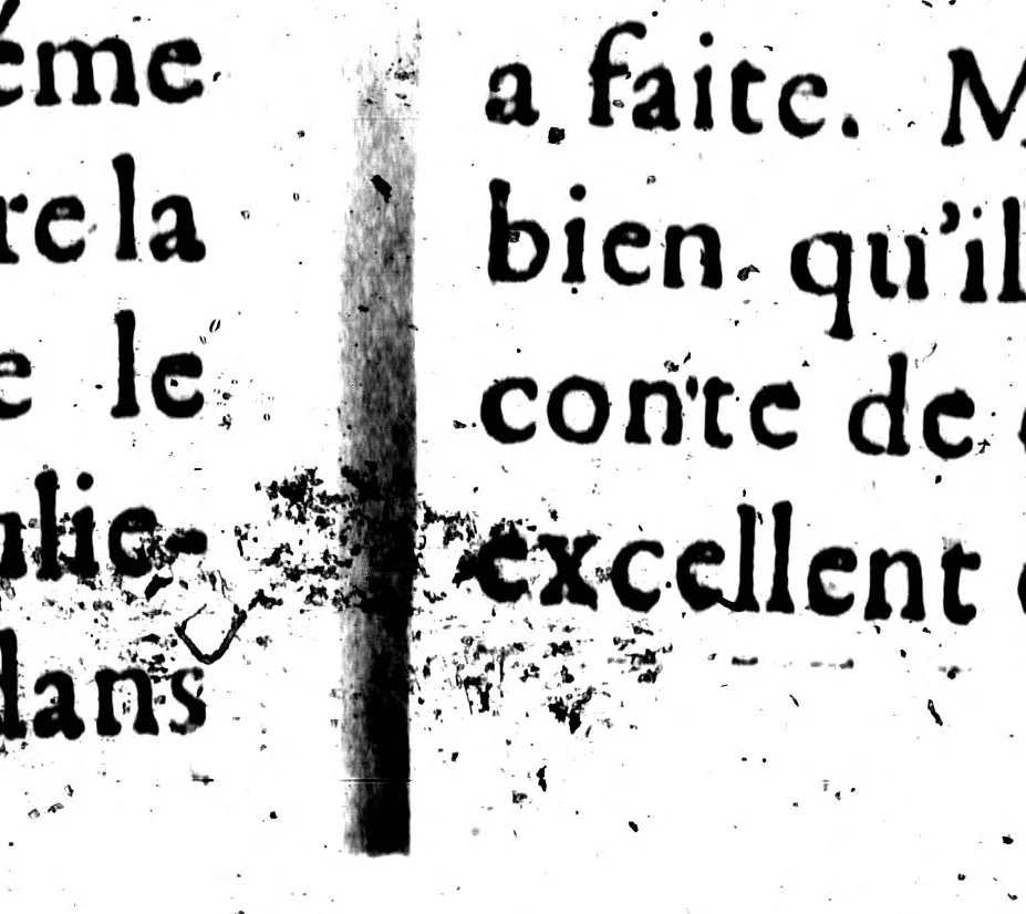 An illustration from Letres de Phyllarque à Ariste, où il est traité de l'éloquence françoise [microforme], 1627, leaf 133