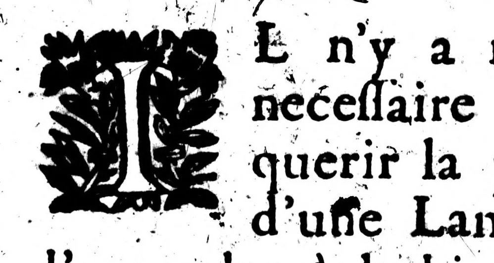 An illustration from L'Art de bien prononcer et de bien parler la langue françoise [microforme], 1687, leaf 27