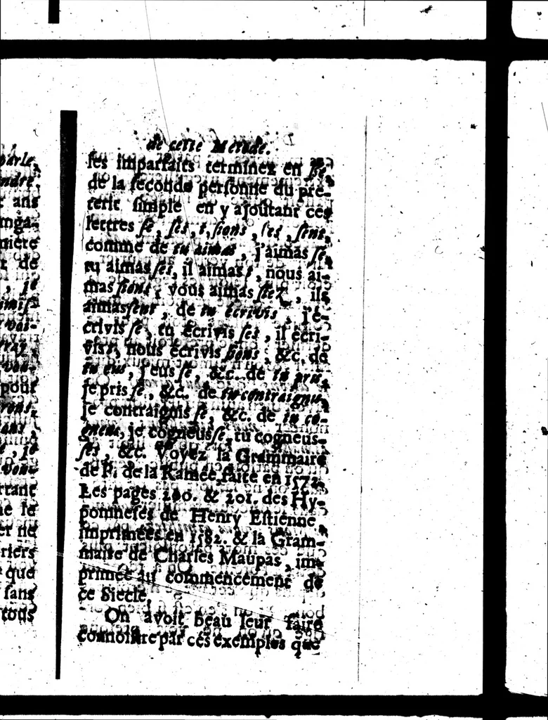 An illustration from L'Art de bien prononcer et de bien parler la langue françoise [microforme], 1687, leaf 51