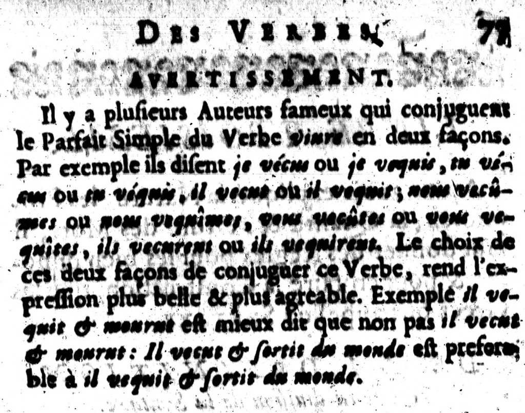 An illustration from Nouvelle methode pour apprendre facilement les principes et la pureté de la langue françoise [microforme], 1656, leaf 101