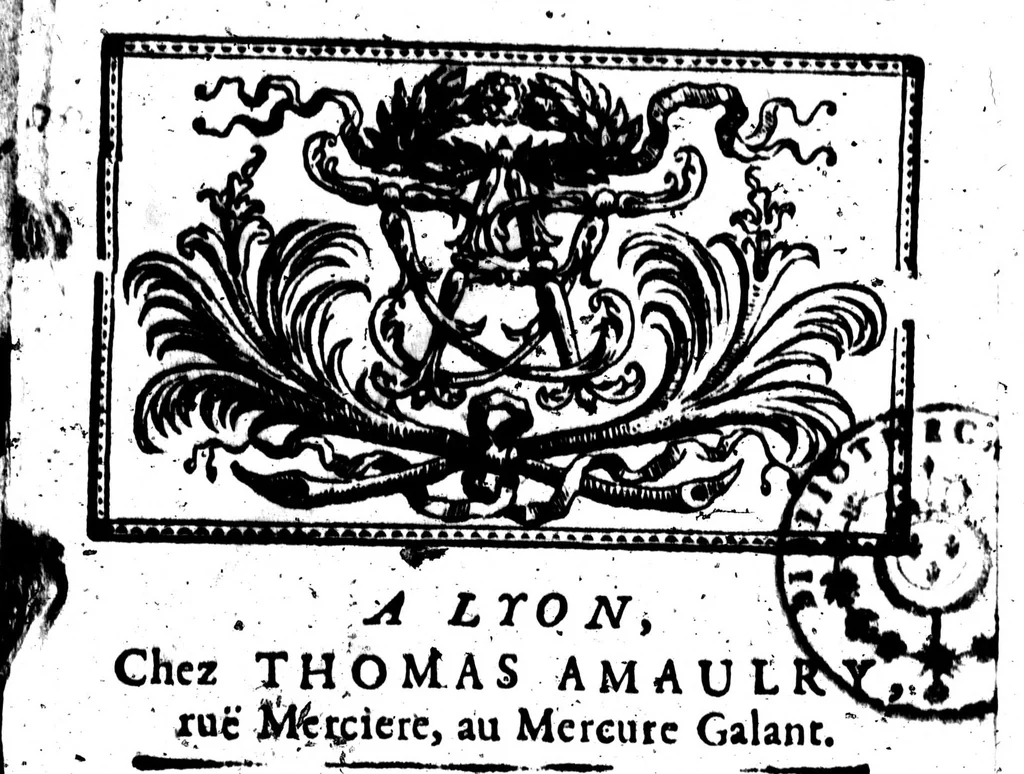An illustration from L'Art de la poésie françoise et latine [microforme] : avec une idée de la musique sous une nouvelle methode, 1694, leaf 1