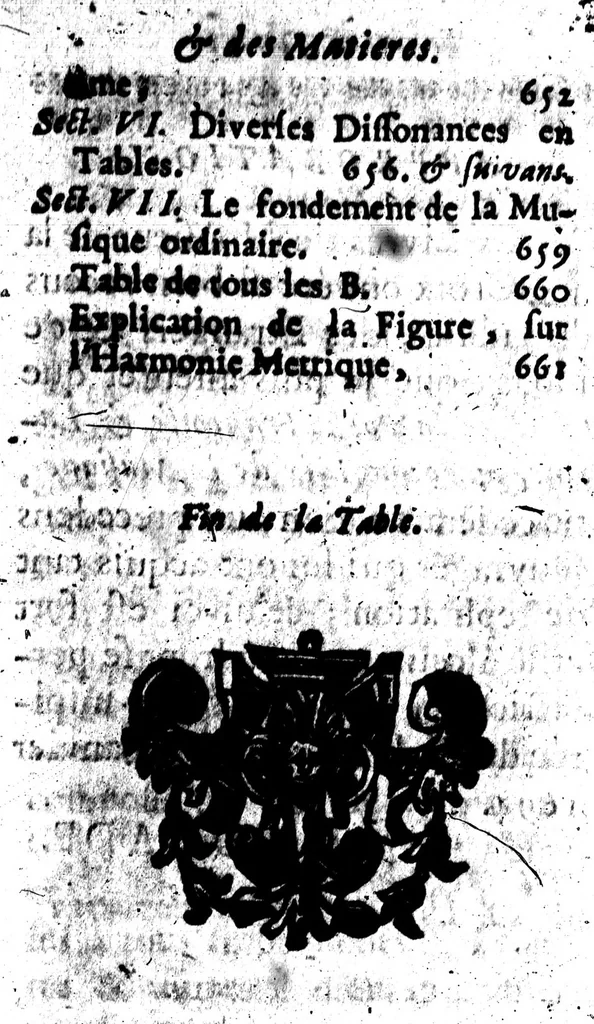 An illustration from L'Art de la poésie françoise et latine [microforme] : avec une idée de la musique sous une nouvelle methode, 1694, leaf 27