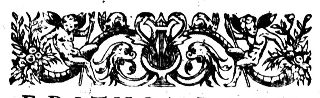 An illustration from Le dictionnaire des rimes françoises [microforme], 1596, leaf 458