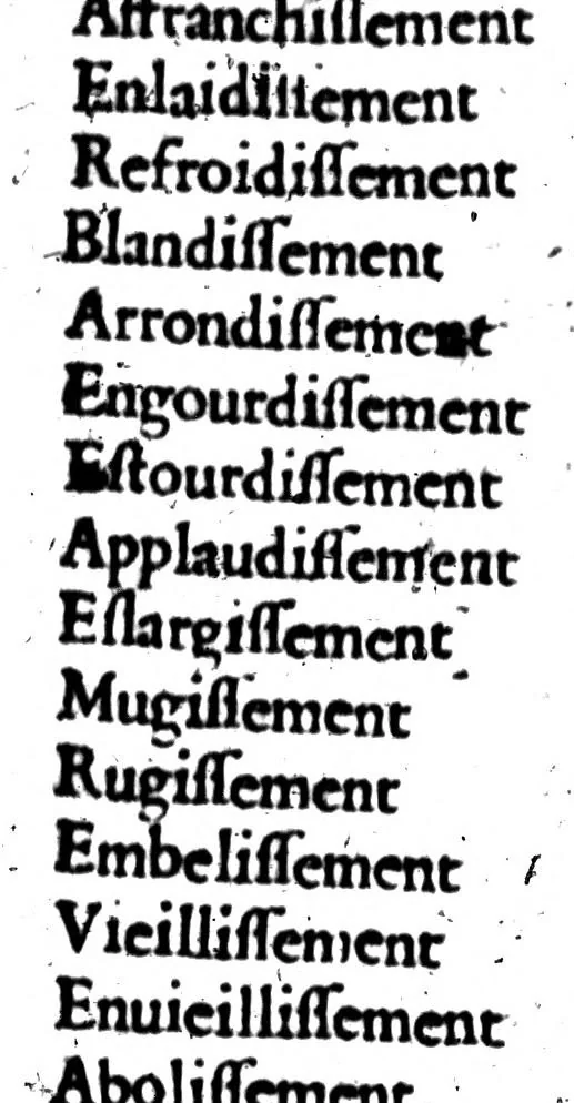 An illustration from Promptuaire d'unisons ordonné et disposé méthodiquement. Pour tous ceux qui voudront composer promptement en vers françois [microforme], 1585, leaf 246