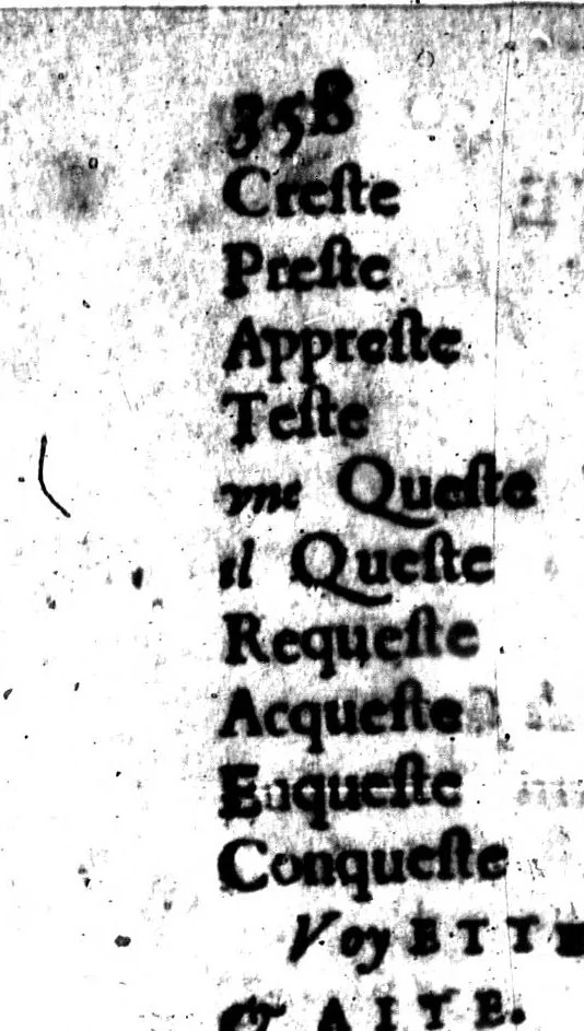 An illustration from Promptuaire d'unisons ordonné et disposé méthodiquement. Pour tous ceux qui voudront composer promptement en vers françois [microforme], 1585, leaf 398
