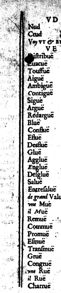 An illustration from Promptuaire d'unisons ordonné et disposé méthodiquement. Pour tous ceux qui voudront composer promptement en vers françois [microforme], 1585, leaf 444